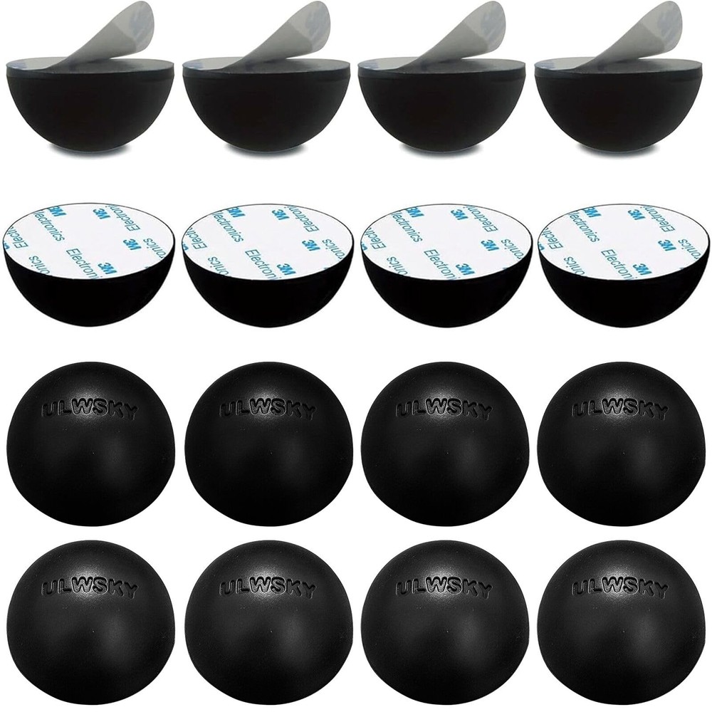 1.25″ Silicone Hemisphere Bumpers Isolation Feet, 16Pack Non Skid Speaker Iso