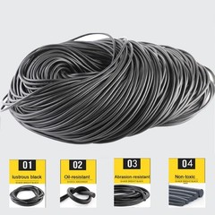 Solid Nitrile Rubber Cord Abrasion-resistant Oil-resistant seal Dia 2-30 mm