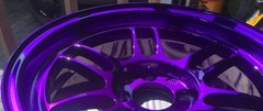 HiGloss Transparent Candy PURPLE powder coating paint, 1Lb/0.45kg