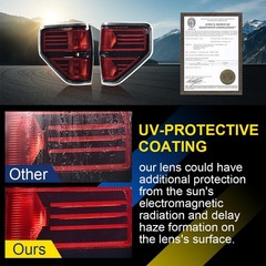 Rear Tail Lights Assembly Ford F150 2009-2014 Clear Lens Left & Right Side