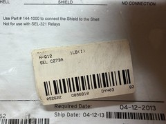 NEW SEL C273A-040 9 PIN MALE D-SUB CONNECTORS 40FT LENGTH ID: 29764972 SHIPSFAST