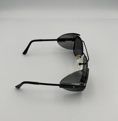 Crews Engineer Z87 Safety Glasses Black Frame MCR 58mm Grey Aviator Style NEW