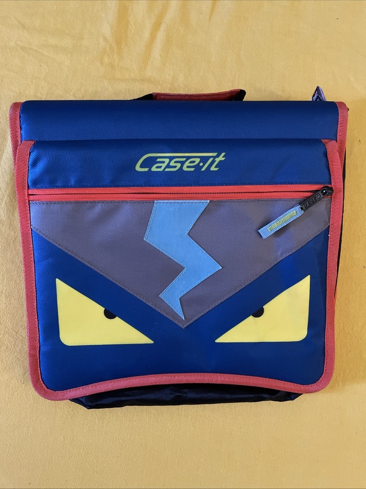 NWT Case-it Monsters The Flip Top 3-Ring Zipper Binder 2″ Capacity Book