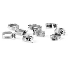 10X AZDENT tubos bucales bandas de ortodoncia dental 1st Molar Roth.022 35#-40+#