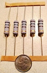 5 PCS 3Watt Metal Oxide Film Resistors 3W Resistor 5% YOU CHOOSE VALUE