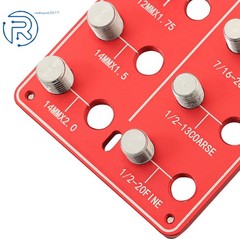 Nut and Bolt Thread Checker 28 Thread Identifier Gauge Inch and Metric Screw