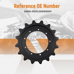 Drive Sprocket 16 Teeth for Takeuchi TL12R2 TL12V2 06916-00011 Steel 9 Holes