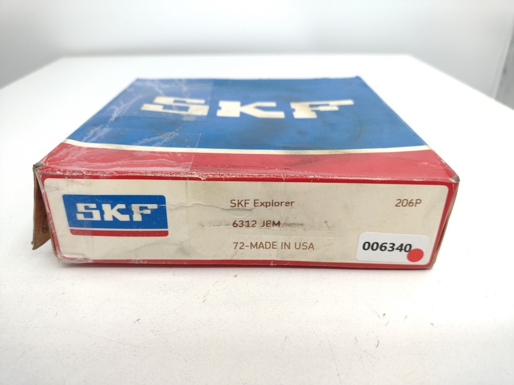 *** SKF 6312 JEM Radial Deep Groove Ball Bearing 60 mm Bore