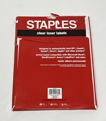 2 x 4 1/8 Inches shipping label 42 sheets, 420 labels ( Open Box)