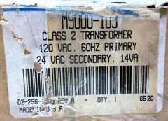 Johnson Controls M9000-103 Transformer