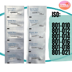 10 PACK: Dental Diamond Round Burs, FG (friction grip), Multi-Use, High Quality