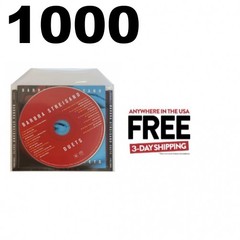 1000 CPP Clear Plastic Sleeve Flap 5.5×5 Fits CD Insert, Booklet & Disc *1-3 DAY
