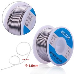 AUSTOR 60-40 Tin Lead Rosin Core Solder Wire for Electrical Soldering (1.5mm, 10