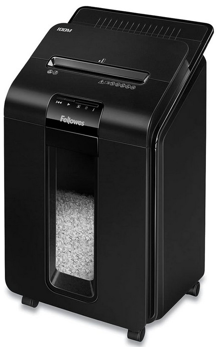 Automax 100M Auto Feed Micro-Cut Shredder, 100 Auto/10 Manual Sheet Capacity