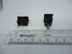 2 Pcs Pack Red KCD1 10A 125V 6A 250V AC CQC 2 Pin I O Power Button Rocker Switch