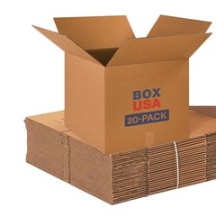 Medium Moving Boxes 18″x18″x16″ – 20-Pack Corrugated Cardboard for Packing, Ship