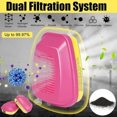 Full Face Gas Mask Painting Spraying Respirator w/Filters for 6800 Facepiece US