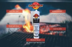 Silco 4500 RTV BLACK Silicone Sealer Adhesive High Temp Food Safe Caulk lg 10 oz
