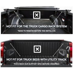 Soft Roll Up Tonneau Cover 6.5′ Bed 1975-1989 Dodge D100 Fleetside Vinyl