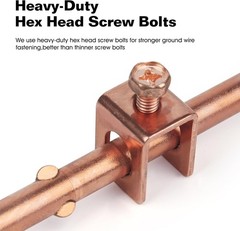 Copper Ground Rod for Satellite Dishes