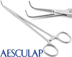 AESCULAP BJ103R Gemini Serration Dissecting & Right Angle Forceps 90° Jaw 7.7/8″