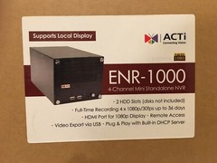ACTi ENR-1000 4-Channel Mini Standalone NVR NEW