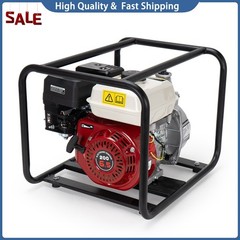 2 Inch Gas Powered Water Pump 6.5HP 4-Stroke Cast Iron Semi Trash Drainage Tool