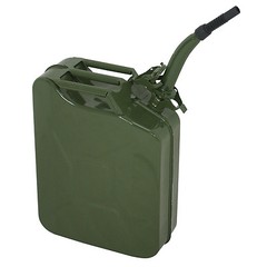 8pcs Jerry Can 5 Gallon 20L Backup Steel Tank Fuel Gasoline Military Green