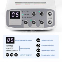 Dental Electric LED Brushless Micro Motor/1:1/1:5 LED Fiber Optic Handpiece