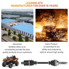 Rear Left/Right CV Axle Shafts for Polaris Sportsman 570 (EPS X2 Touring SP T…