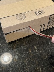4mm 6mm BOPP PET Red Tear Tape for Opening Cardboard Boxes, Envelopes