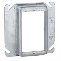 25 pk RACO 775 Plaster 1-1/4″ Mud Ring Square 4 in. Cover 1-Device Raised