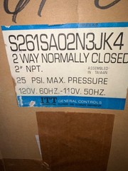 NEW ASCO S261SA02N3JK4 2 WAY NORMALLY CLOSED GAS VALVE 2” NPT. S5