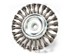 6″ Inch Knot Wire Wheel Brush for Angle Grinder 5/8-11″ Arbor – PACK OF 4