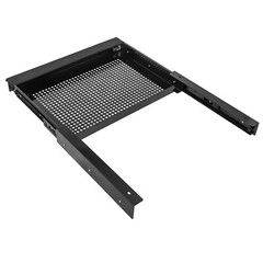 Slide Out Under Desk Keyboard Tray Pull Out Keyboard Drawer Shelf Vented Design