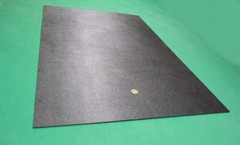 ABS Sheet Haircell Textured, 1 Side, Black, .094″ (3/32″) x 24″ x 36″