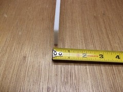 (Qty.2) 1/4″ X 1-3/8″ X 8″ UHMW PE Rectangle Flat Bar Stock White Opaque