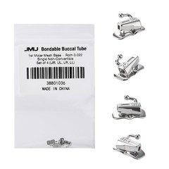 40pc Ortho 1st Molar Bondable Buccal Tubes Roth 022 Single Non-Conv Mesh Base