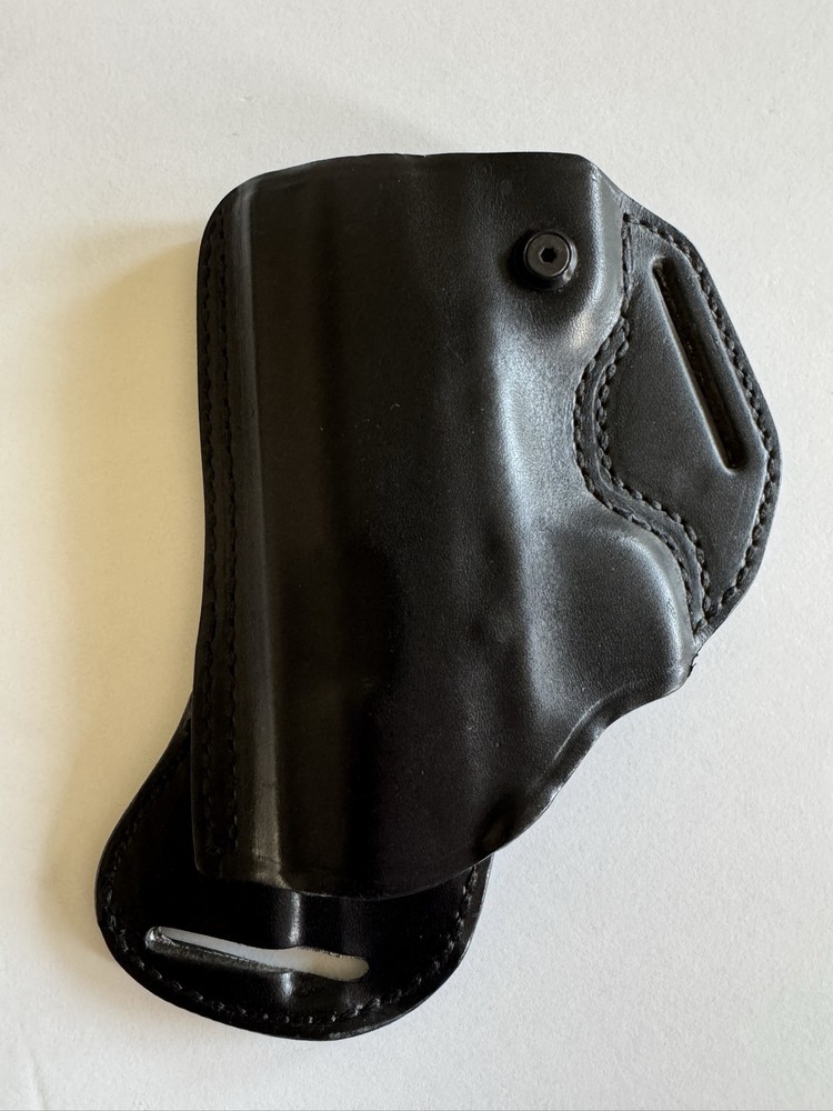 Law Dog Leather Left Hand OWB Holster Colt 1911 Commander Size 02 Black