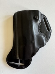 Law Dog Leather Left Hand OWB Holster Colt 1911 Commander Size 02 Black