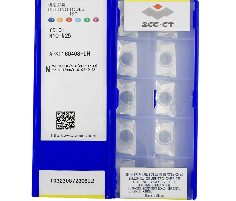 ZCC.CT APKT160408-LH YD101 CARBIDE INSERT EMP01 Milling Insert 10PCS For ALU