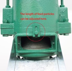 Animal Feed Pellet Mill Machine 8MM Holes Pellet Feed Granulator 2 Rollers 220V