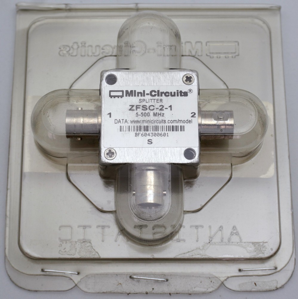 Mini-Circuits ZFSC-2-1 Power Splitter/Combiner 2 Way-0° 50Ω 5-500 MHz