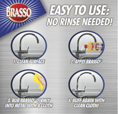 Polisher For Brass Copper Stainless Steel Chrome Aluminum Pewter Bronze Cleaner