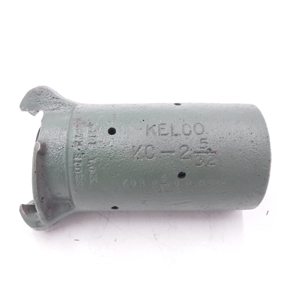 Kelco 2-5/32″ OD Blast Hose Green Plated Iron Coupling KC-2 5/32 13PLQ3