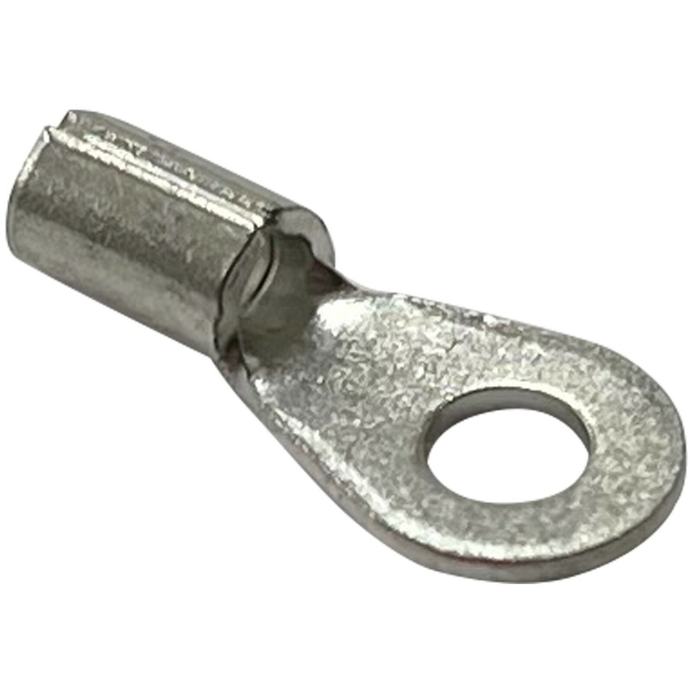 (100) Non-Insulated 16-14 Gauge #6 Ring Terminal Uninsulated Wire Connector USA