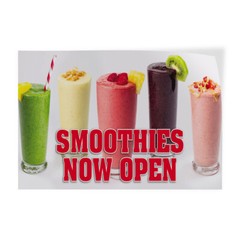Decal Stickers Smoothies Now Open Advertising Printing Vinyl Store Sign Label