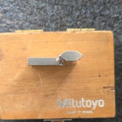 Mitutoyo Machinist Square 90° L-Square with Wooden Case, Made in Brazil