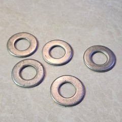 3/8″ SAE Flat Washers Low Carbon Steel Zinc Plated 13/16″ OD Pick Quantity – USA
