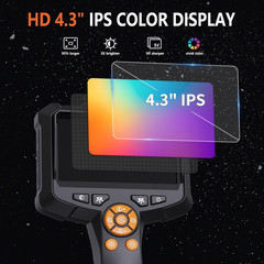 1080P HD Borescope Camera, IP67 Waterproof Endoscope with 8 Adjustable LED Light